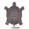 Home Locomotion Set of 2 Cast Iron Turtle Stepping Garden Stones